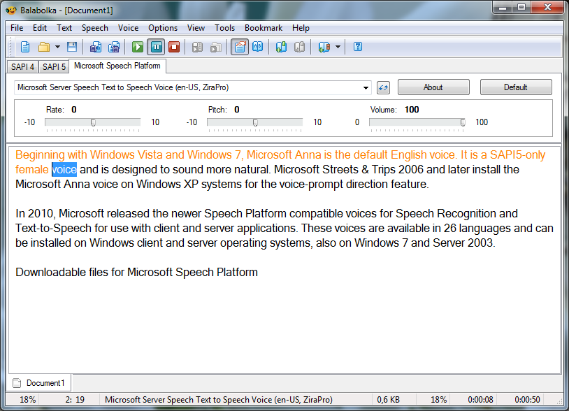 freeware text to speech software for windows 7