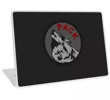 Wolf laptop skin