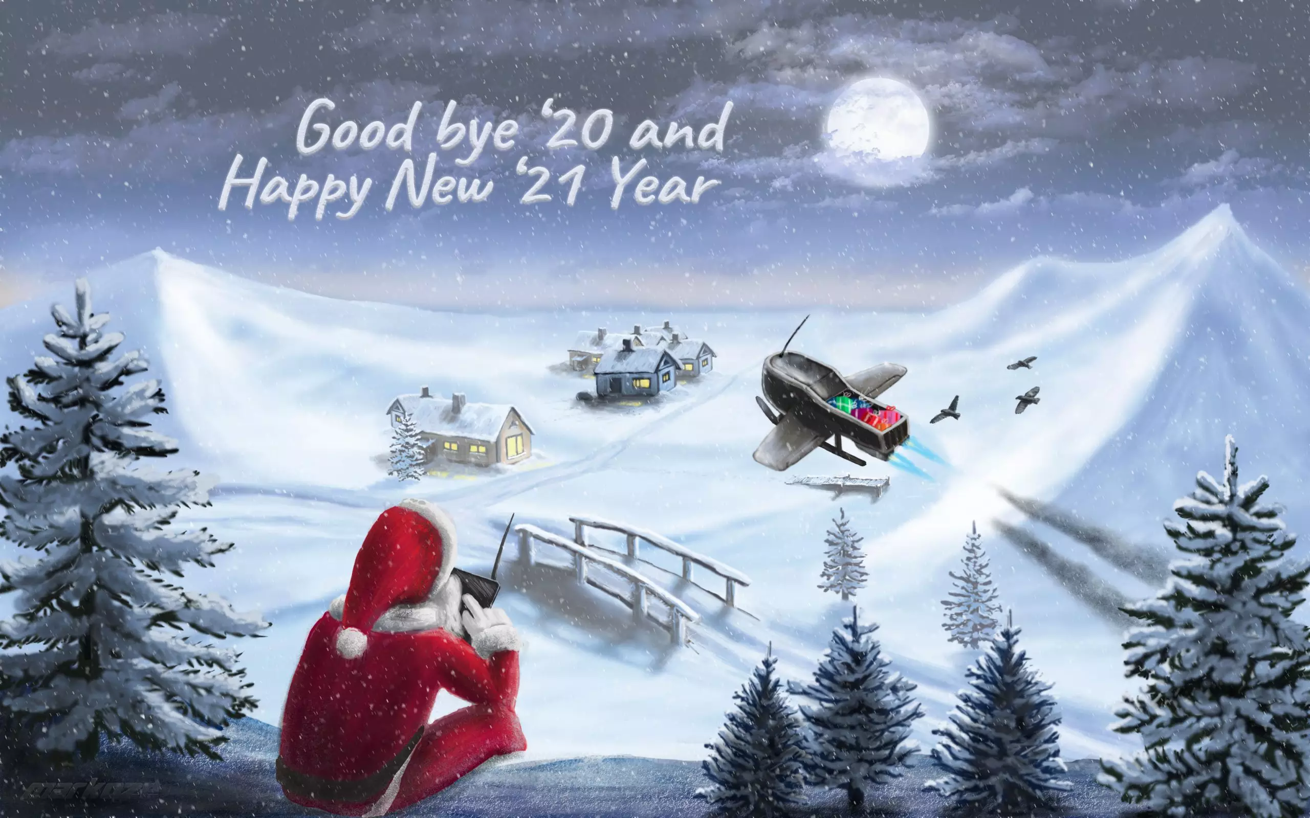 Santa in 2020