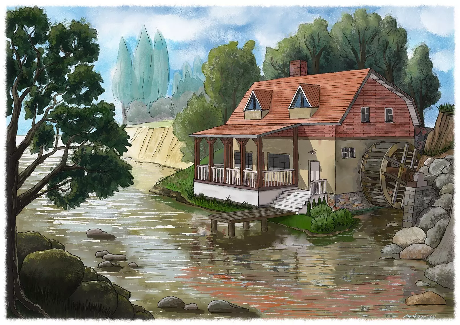Old water mill