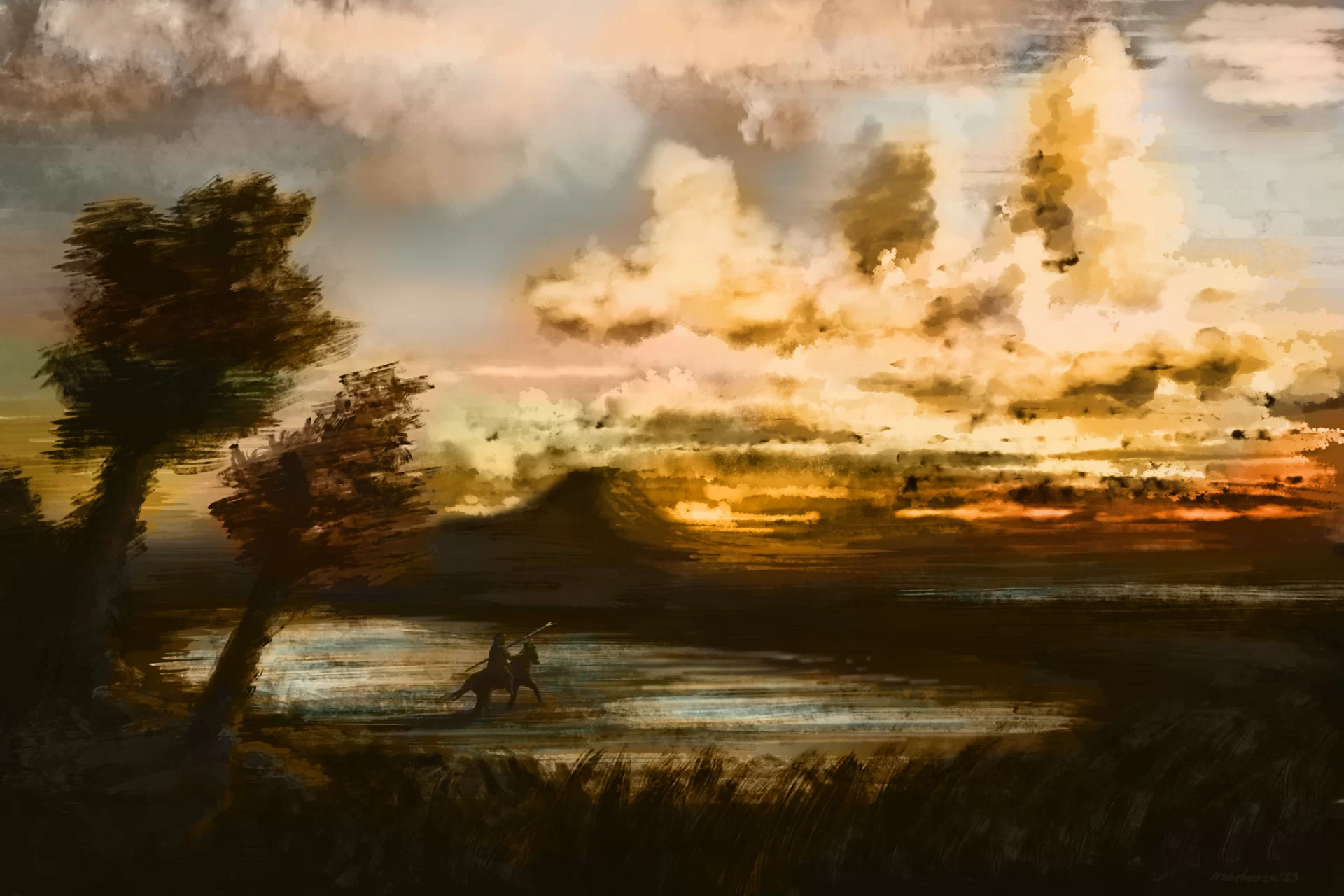 Lone Traveller by markoze